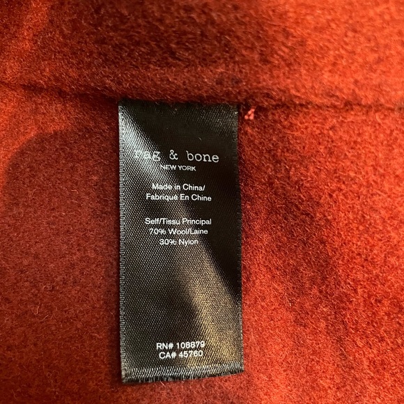 Rag & Bone Wool Coat Size 0 Brand New - Picture 2 of 3